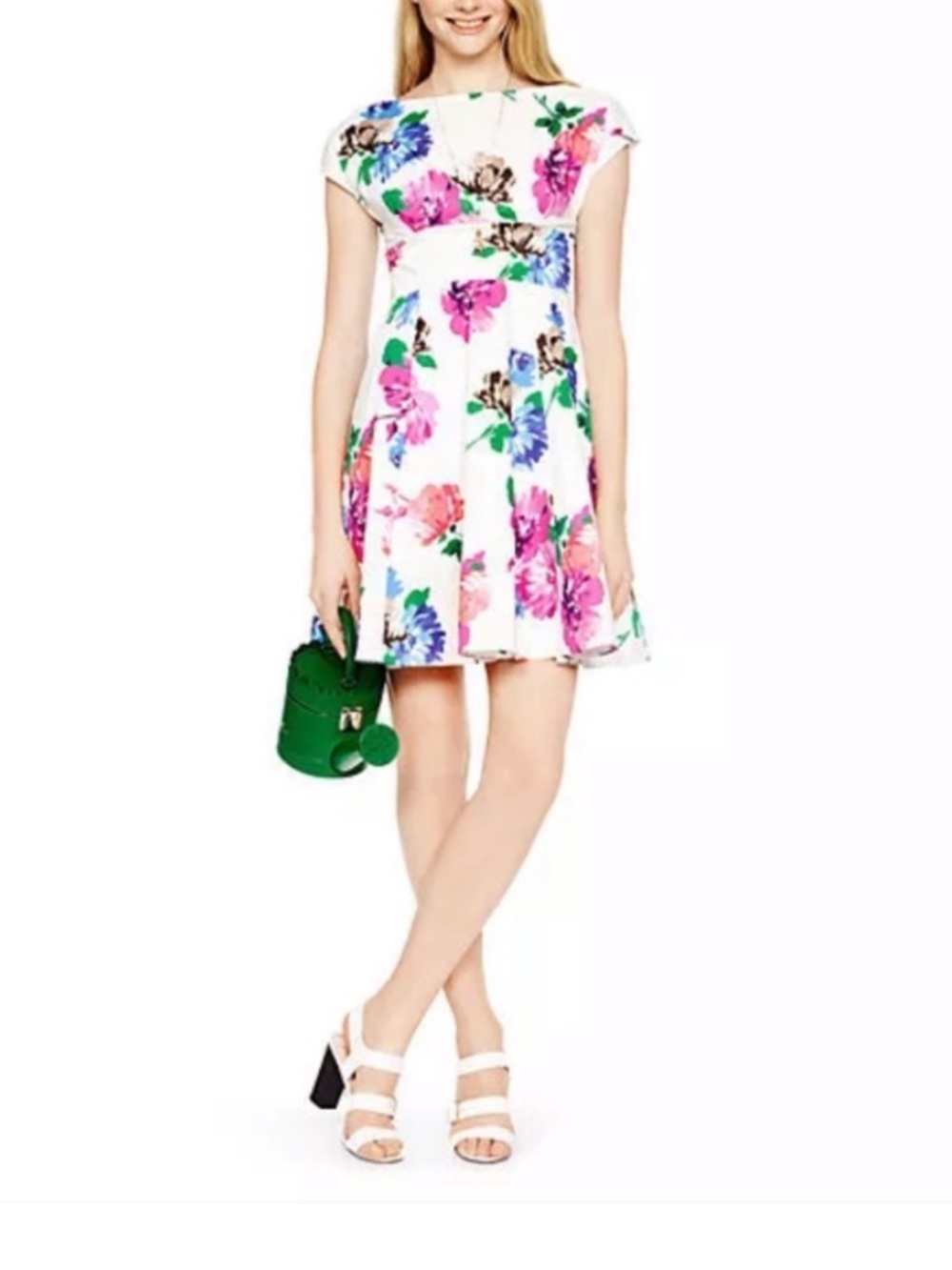 Kate Spade Jess in Full Bloom
Floral Cap Sleeves